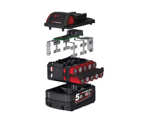 Techtronic Milwaukee M18 B5 - Batterie - Li-Ion - 5 Ah -...