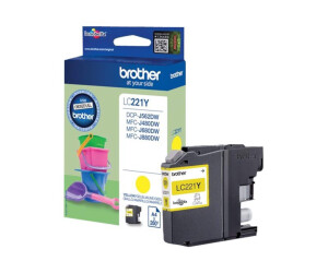 Brother LC221Y - Yellow - original - ink cartridge