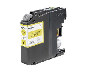 Brother LC221Y - Yellow - original - ink cartridge