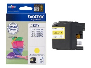 Brother LC221Y - Gelb - original - Tintenpatrone