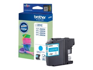 Brother LC221C - Cyan - original - Tintenpatrone