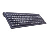 Logickeyboard XL Print PC Slim Line NERO - Tastatur