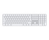 Apple Magic Keyboard with Touch Id and Numeric Keypad - keyboard - Bluetooth, USB -C - QWERTZ - German - for iMac (early 2021)