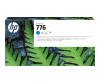 HP 776 - 1 L - with a high capacity - cyan - original