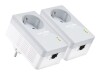TP-LINK TL-PA4010PKIT AV500+ Powerline Kit with AC Pass Through - Powerline Adapterkit HomePlug AV (HPAV)