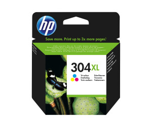 HP 304XL - Hohe Ergiebigkeit - Farbe (Cyan, Magenta, Gelb)