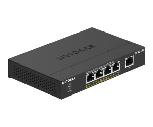 Netgear GS305PP - Switch - unmanaged - 5 x 10/100/1000 (4...