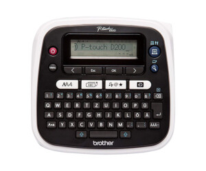 Brother P -Touch PT -D200BW - lettering device - b/w -...