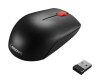 Lenovo Essential Compact - Mouse - right and left -handed - 3 keys - wireless - 2.4 GHz - Wireless recipient (USB)