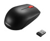 Lenovo Essential Compact - Maus - rechts- und linkshändig - 3 Tasten - kabellos - 2.4 GHz - kabelloser Empfänger (USB)