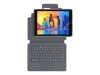 ZAGG Pro Keys - Tastatur und Foliohülle - mit Trackpad - hintergrundbeleuchtet - Bluetooth - QWERTZ - Deutsch - Schwarz/Grau Tastatur, Schwarz/Grau Gehäuse - für Apple 10.2-inch iPad (7. Generation, 8. Generation)