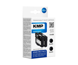 KMP DoublePack E145D - 2 -pack - 14 ml - black -...
