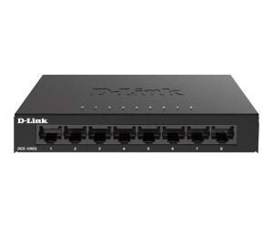 D -Link DGS 108GL - Switch - Unmanaged - 8 x 10/100/1000
