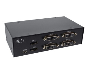 InLine DisplayPort to DVI 2x2 Video Wall Splitter