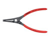 KNIPEX 49 11 A2 - safety ring pliers - chrome vanadium steel - plastic - red - 18 cm - 170 g