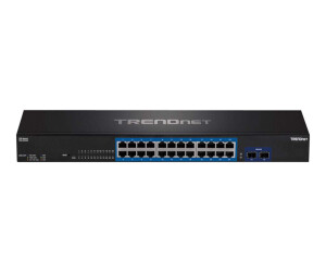 TRENDnet TEG 30262 - Switch - 24 x 10/100/1000 + 2 x 10 Gigabit SFP+