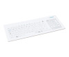 GETT CleanKeys CK5 - Tastatur - USB - Deutsch - weiß