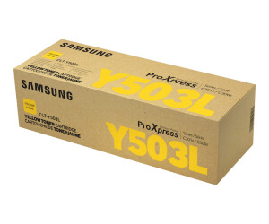 HP Samsung CLT -Y503L - high productive - yellow - original - toner cartridge (SU491A)