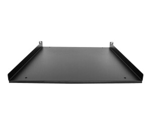 StarTech.com 1HE 19 Zoll Fachboden für netzwerk schrank - Freitragende Rack ablage für Serverschrank/Rack - Frontmontage - Belastbarkeit 25kg - 50cm tiefe Rackablage (SHELF-1U-20-FIXED-S)