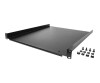 StarTech.com 1HE 19 Zoll Fachboden für netzwerk schrank - Freitragende Rack ablage für Serverschrank/Rack - Frontmontage - Belastbarkeit 25kg - 50cm tiefe Rackablage (SHELF-1U-20-FIXED-S)