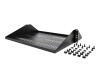 StarTech.com 2U 19 Zoll Fachboden für Rack - Perforierte, freitragende rack ablage mit zentrierter befestigung - Belüftete rack ablage - Belastbarkeit 91kg - 36cm tief (SHELF-2U-14-CENTER-V)