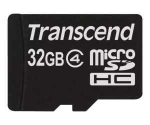 Transcend Flash memory card - 32 GB - Class 4