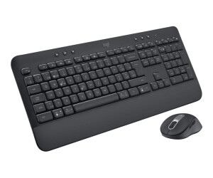 Logitech Signature MK650 Combo for Business - keyboard and mouse set - Wireless - 2.4 GHz, Bluetooth Le - Qwerty - Nordic (Danish/Finnish/Norwegian/Swedish)