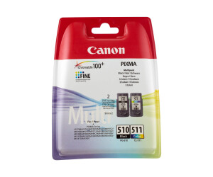 Canon PG -510 / CL -511 Multi Pack - 2 -pack - 9 ml -...