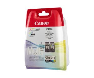 Canon PG -510 / CL -511 Multi Pack - 2 -pack - 9 ml -...