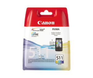 Canon CL-511 - 9 ml - Farbe (Cyan, Magenta, Gelb)