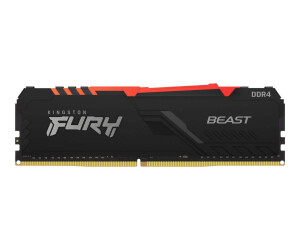 Kingston FURY Beast RGB - DDR4 - Kit - 64 GB: 4 x 16 GB