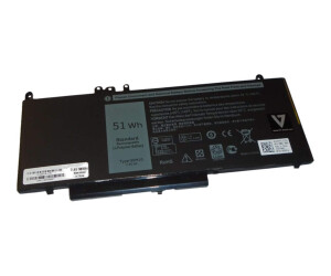 V7 laptop battery (equivalent with: Dell 451-BBLN, Dell...