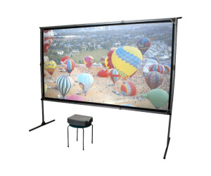 Elite Screens Yard Master 2 Series OMS180H2-DUAL - Projektionsschirm mit Beinen - 457 cm (180")