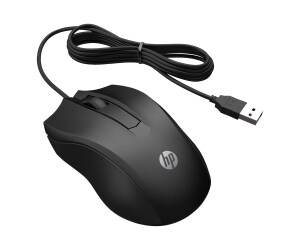 HP 100 - mouse - right and left -handed - optically