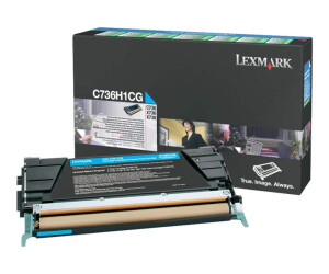 Lexmark high productive - cyan - original