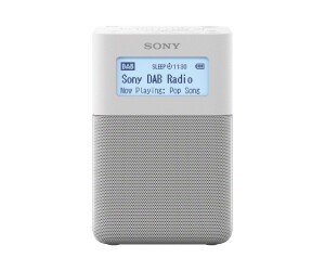 Sony XDR-V20D - Radiouhr - 2.5 Watt - weiß