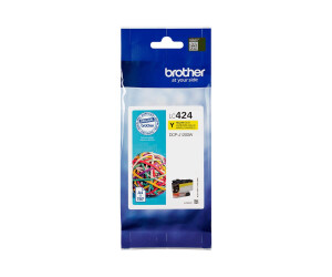 Brother LC424Y - Yellow - original - ink cartridge