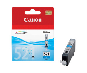 Canon CLI-521C - 9 ml - Cyan - Original - Blister mit...