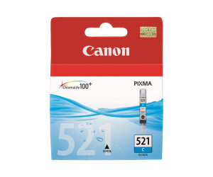 Canon Cli -521c - 9 ml - cyan - original - blister with...
