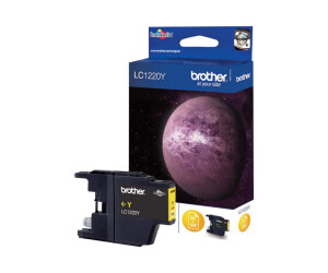 Brother LC1220Y - Yellow - original - ink cartridge