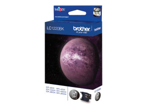 Brother LC1220BK - Schwarz - original - Tintenpatrone