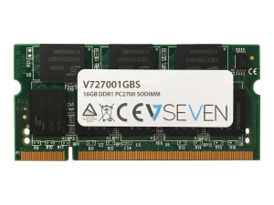 V7 DDR - Modul - 1 GB - SO DIMM 200-PIN - 333 MHz / PC2700