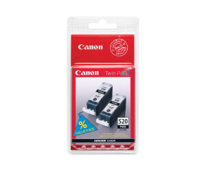 Canon PGI -520BK Twin Pack - 2 -pack - 19 ml