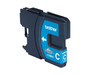 Brother LC980C - Cyan - original - ink cartridge