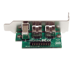 StarTech.com 3 Port 2b 1a 1394 Mini PCI Express FireWire-Kartenadapter