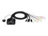 ATEN CS52DP Hybrid - KVM-/Audio-/USB-Switch - 2 x KVM/Audio/USB
