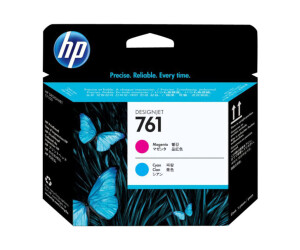 HP 761 - Cyan, Magenta - Druckkopf - für DesignJet...