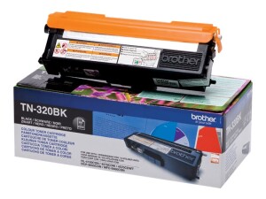 Brother TN320BK - Schwarz - original - Tonerpatrone