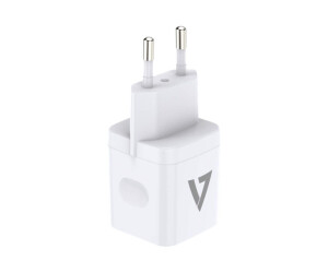 V7 Netzteil - 20 Watt - PD (USB-C) - auf Kabel: Lightning...