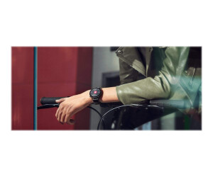 Huawei Watch GT 3 - Active Edition - 46 mm - Black Steel - intelligente Uhr mit Riemen - Flouroelastomer - schwarz - Handgelenkgröße: 140-210 mm - Anzeige 3.6 cm (1.43")